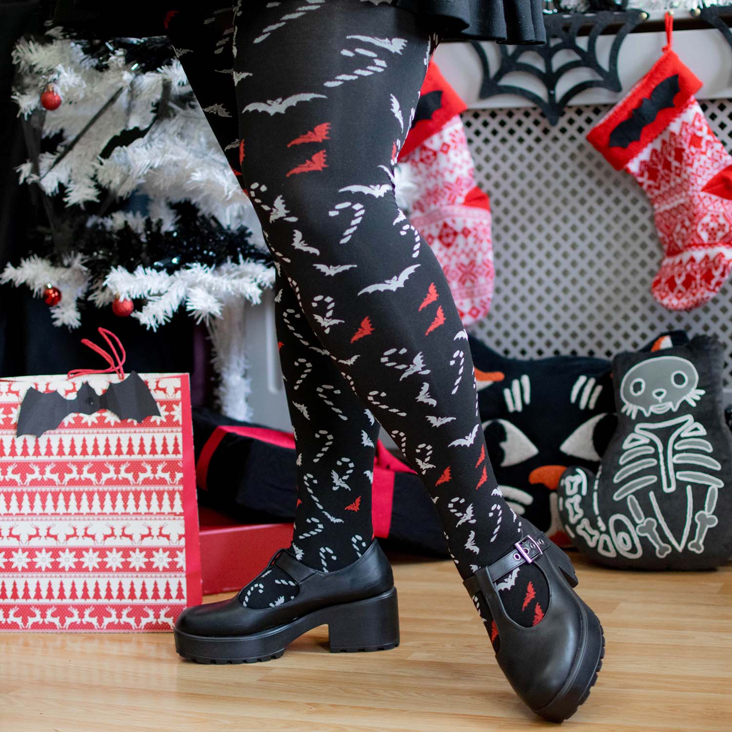 Weihnachts-Strumpfhose - Bad Santa