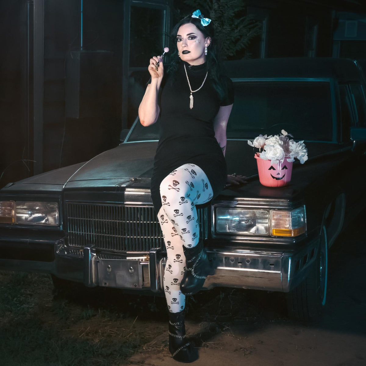 Skullz Strumpfhosen - Snow White
