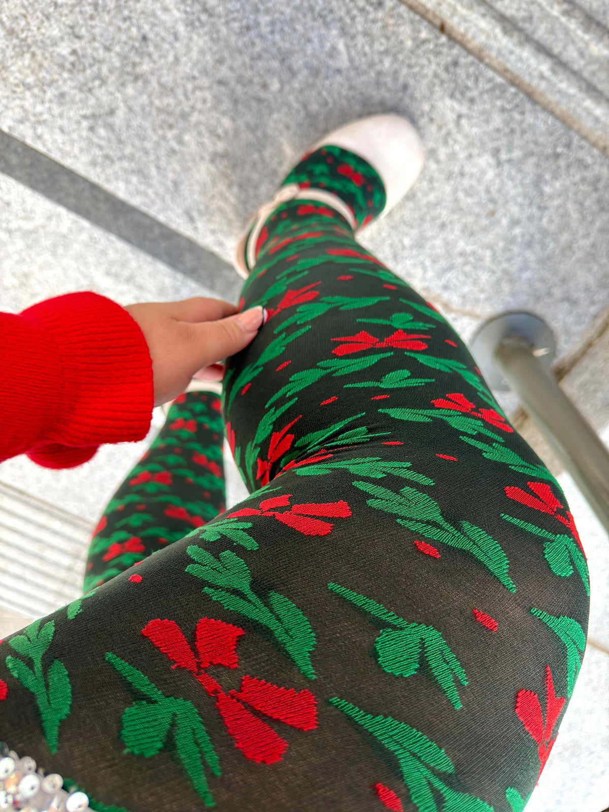 Holly Dolly Strumpfhose - Crocodile