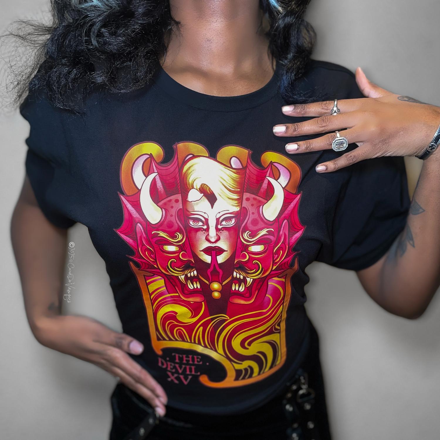 Major Arcana Boxy Tee - XV Der Teufel