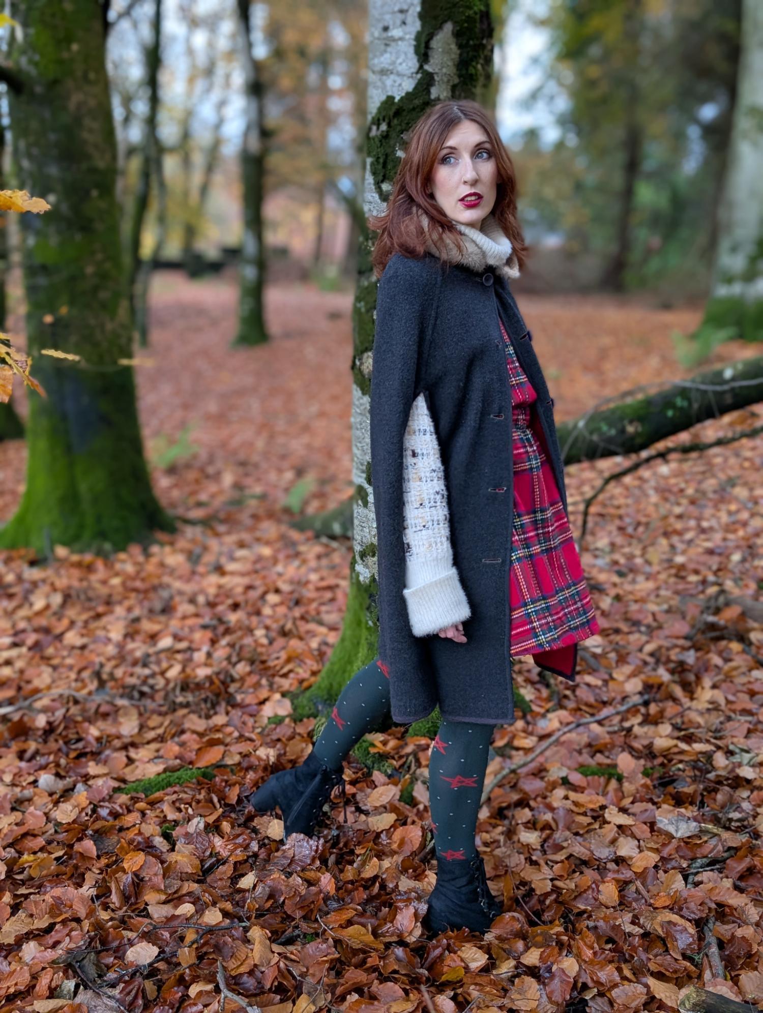 Weihnachts-Strumpfhose - Woodland Magick