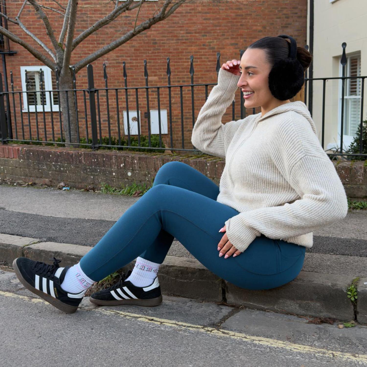 Squat-Proof Leggings - Bone China