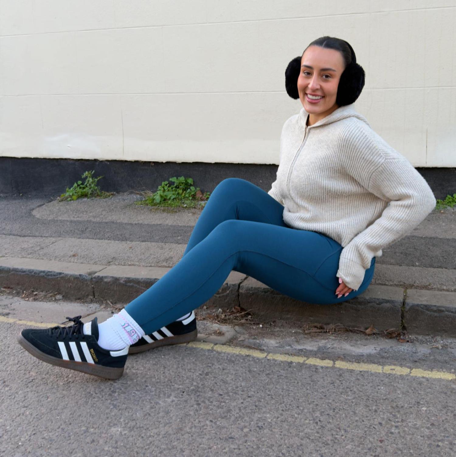 Squat-Proof Leggings - Bone China
