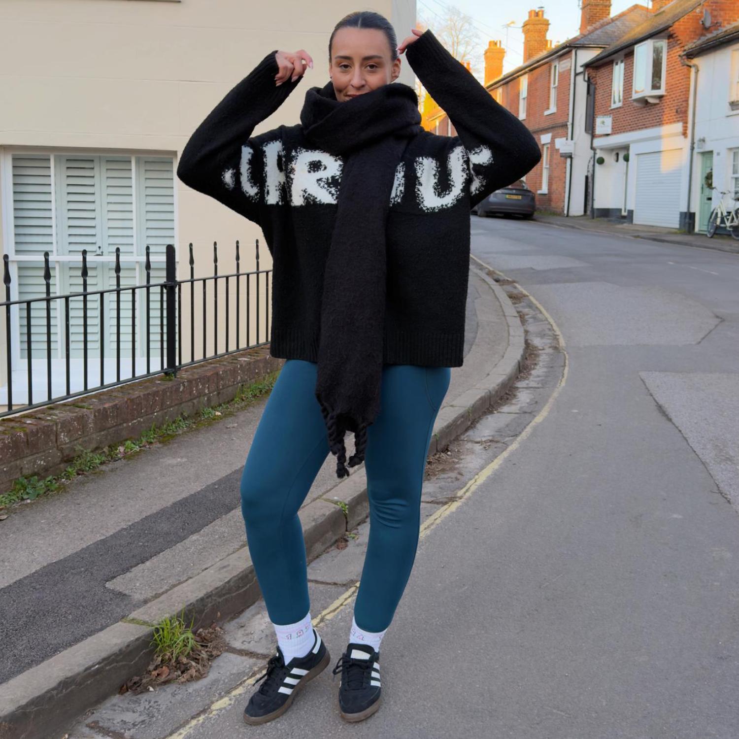 Squat-Proof Leggings - Bone China