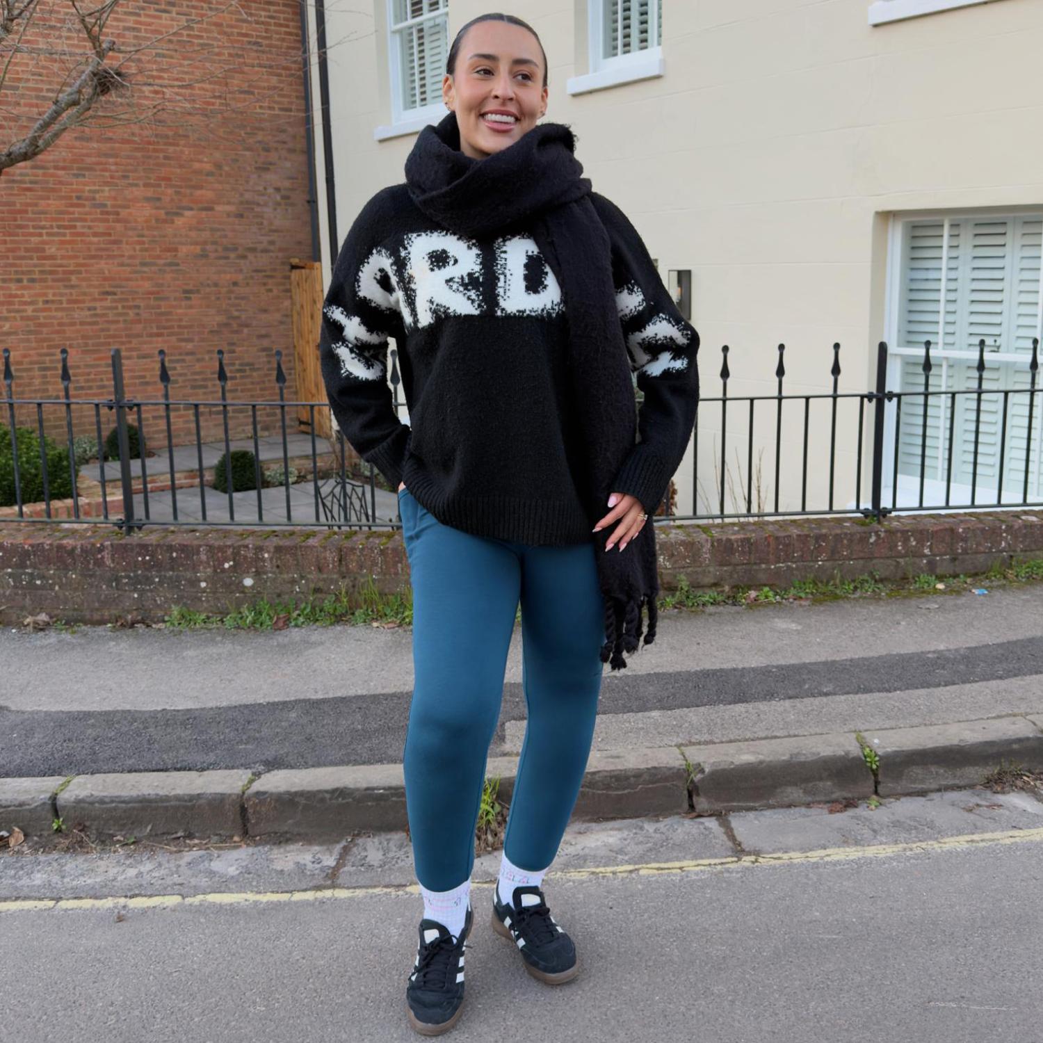 Squat-Proof Leggings - Bone China