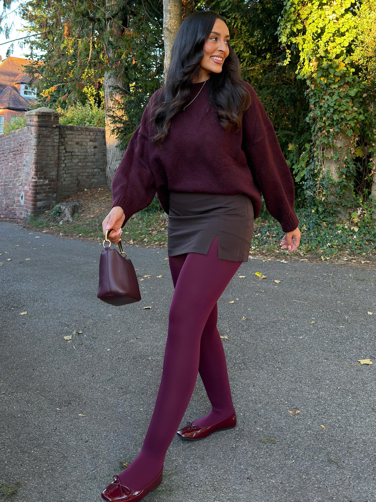 120 Denier Strumpfhosen - Cherry