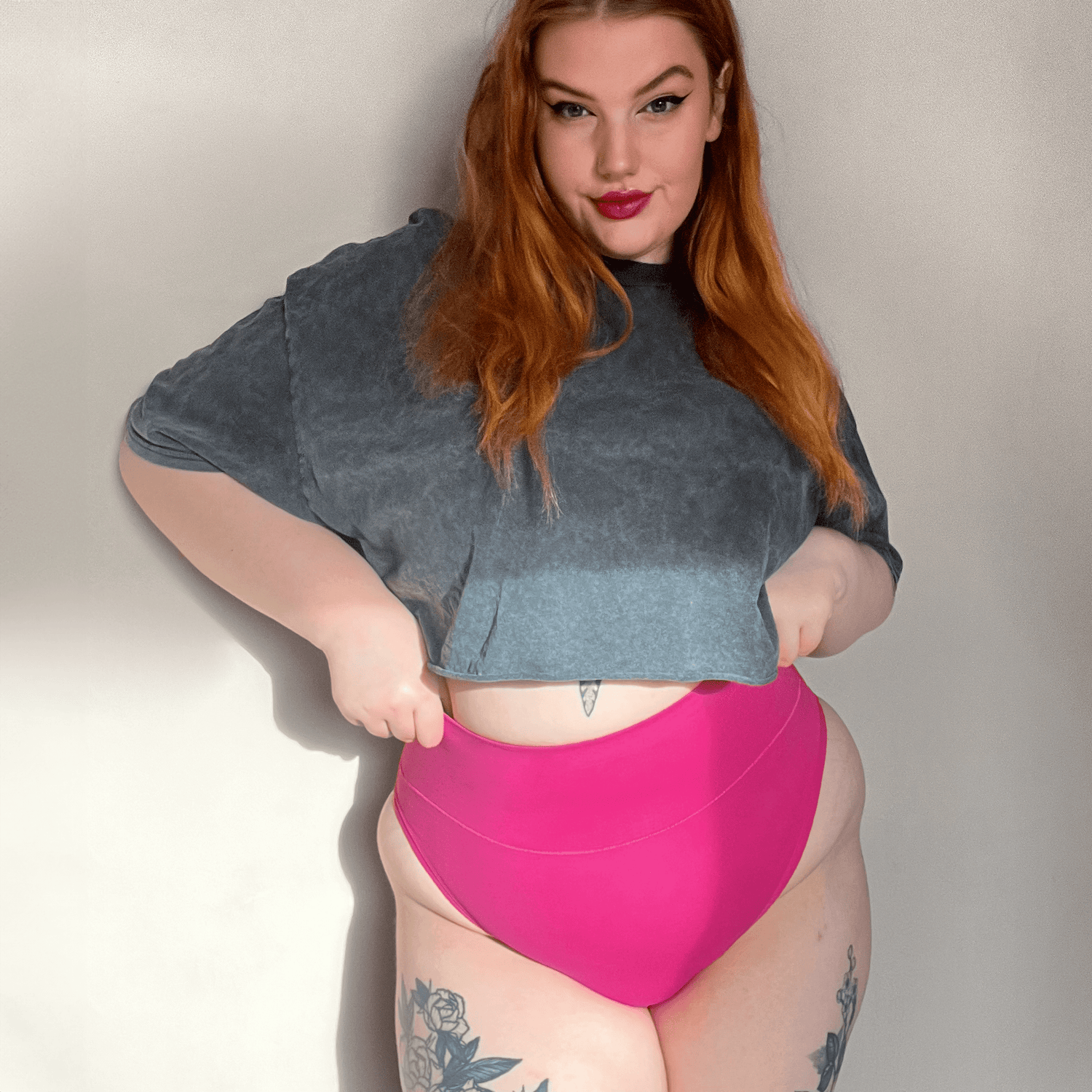 Bio-Baumwolle Super High Leg Slips - Barbara