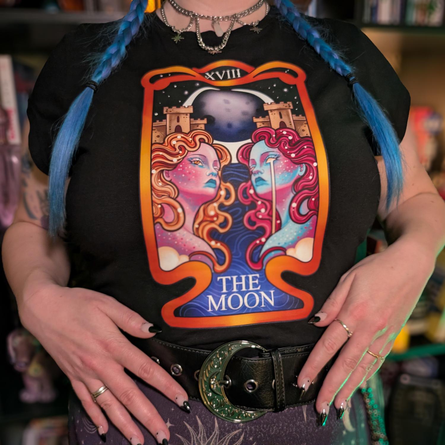 Major Arcana Baby Tee - XVIII Der Mond