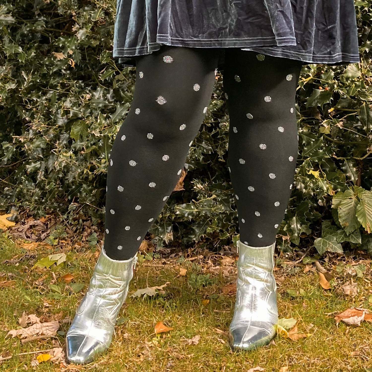 Weihnachts-Strumpfhose - Polka Bear