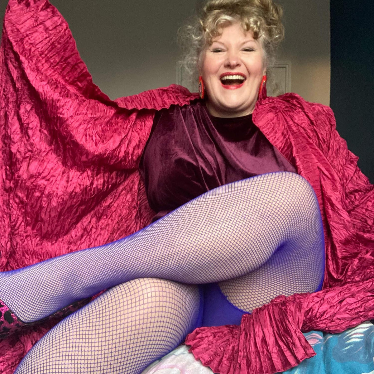 Thighs the Limit Fishnet - Arabesque