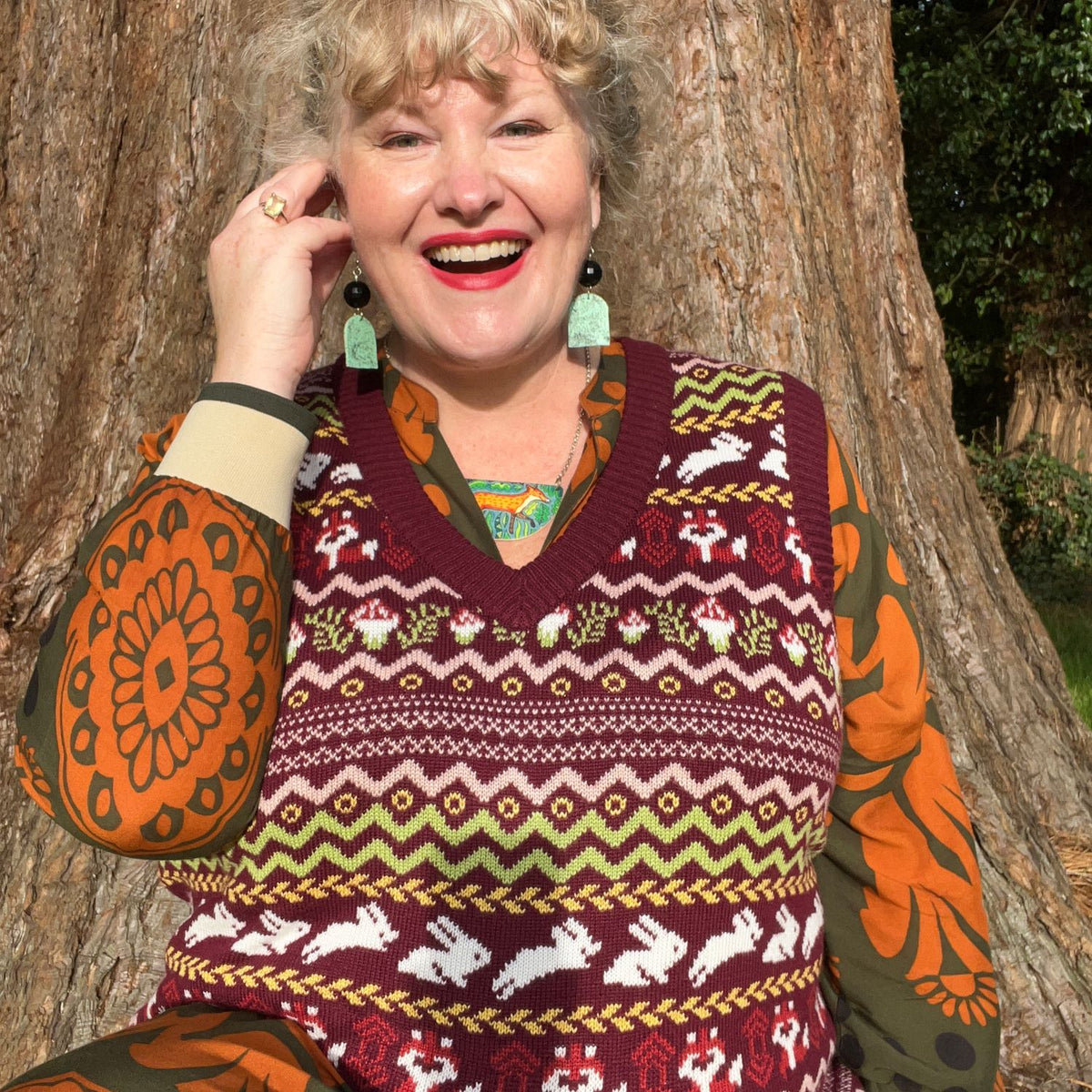 Fair Isle Pullunder – Woodland Adventure – Mehrfarbig
