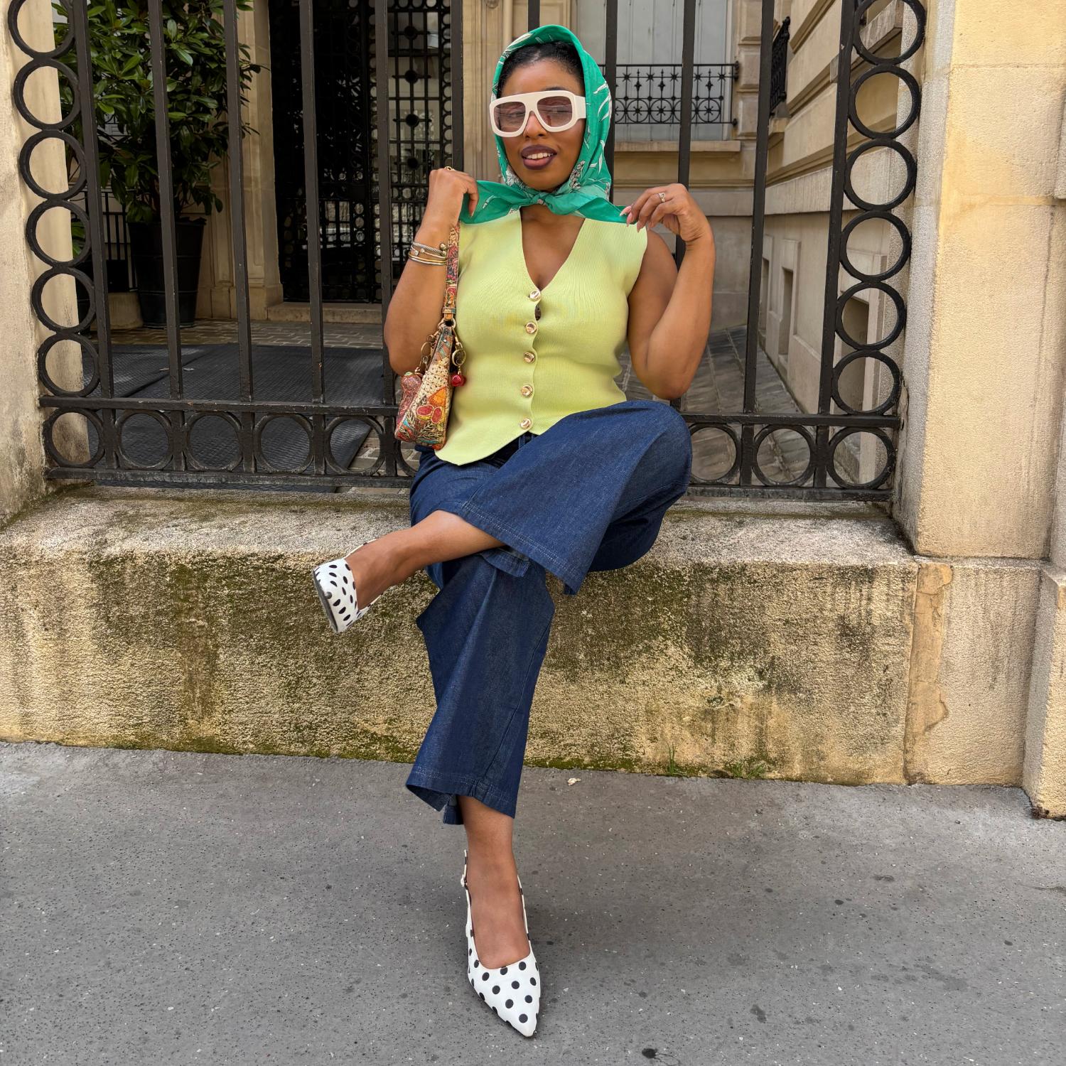 Entspannte Chambray-Hose – Denim