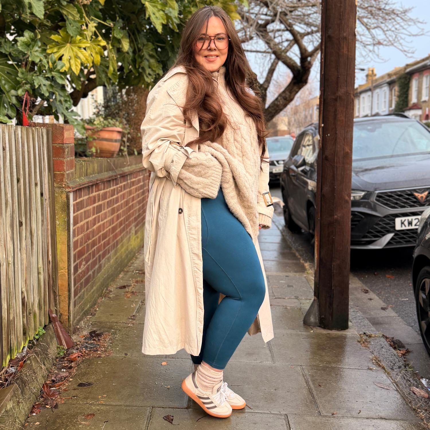 Squat-Proof Leggings - Bone China
