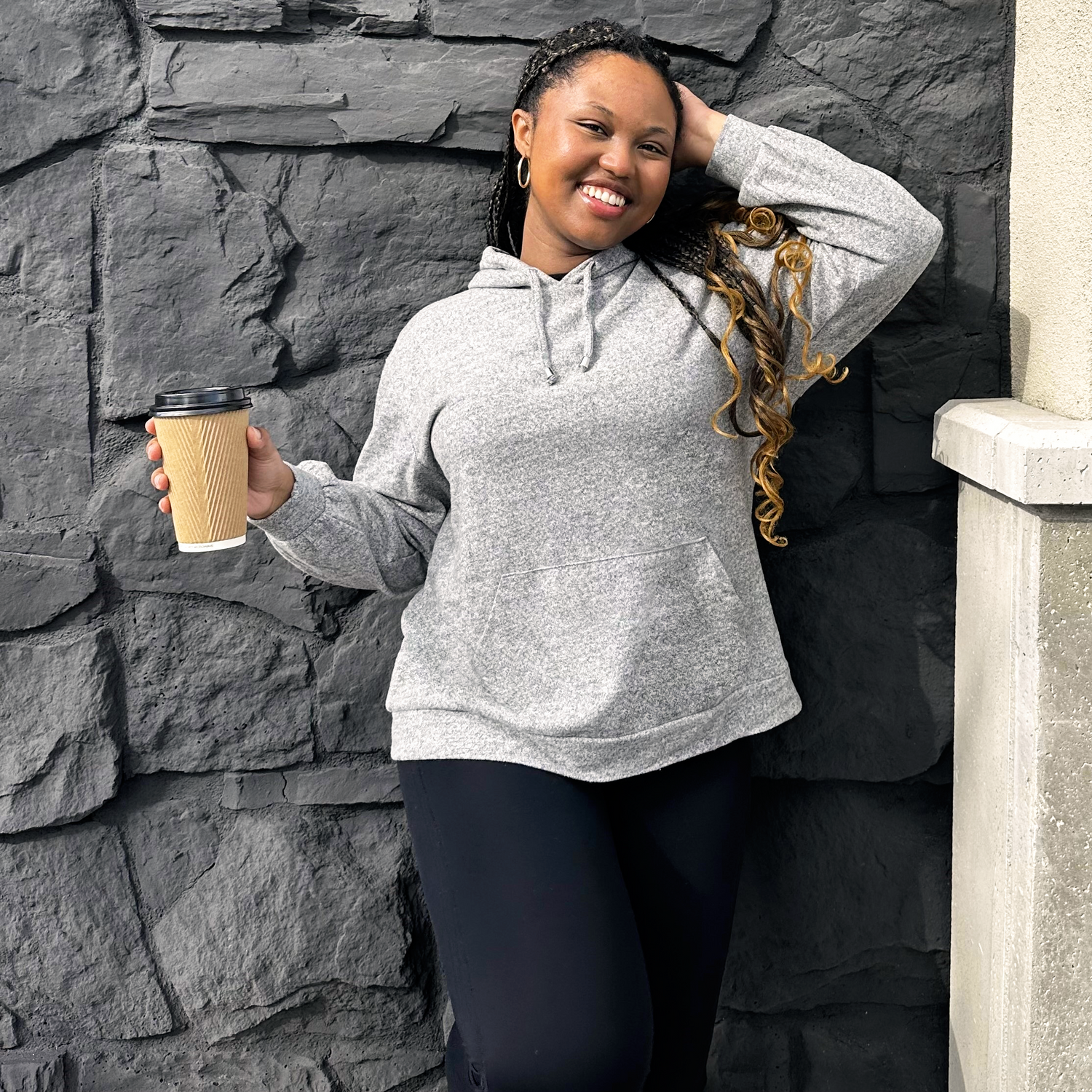 Bluza z kapturem - Heather Grey