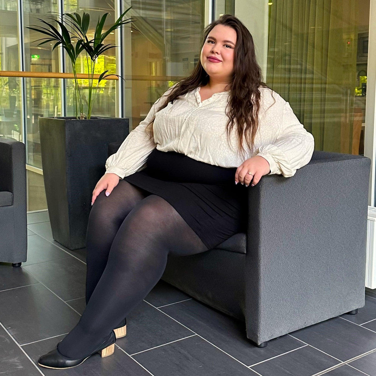 Huggy Light Support Tights - Svart