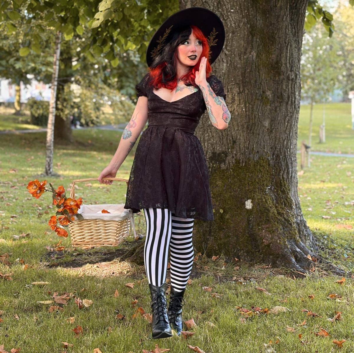 Halloween-Strumpfhose – BetelWitch – Snowball