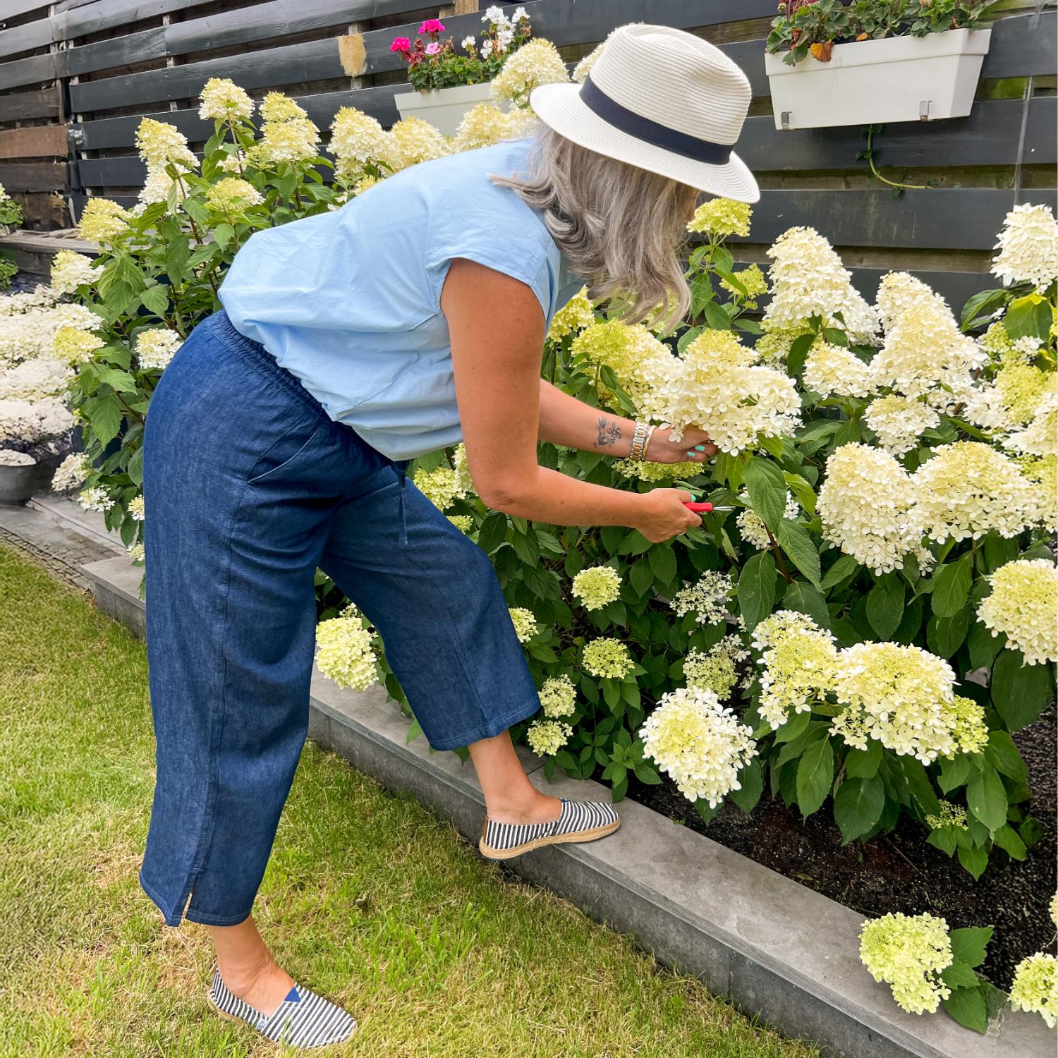 Entspannte Chambray-Hose – Denim