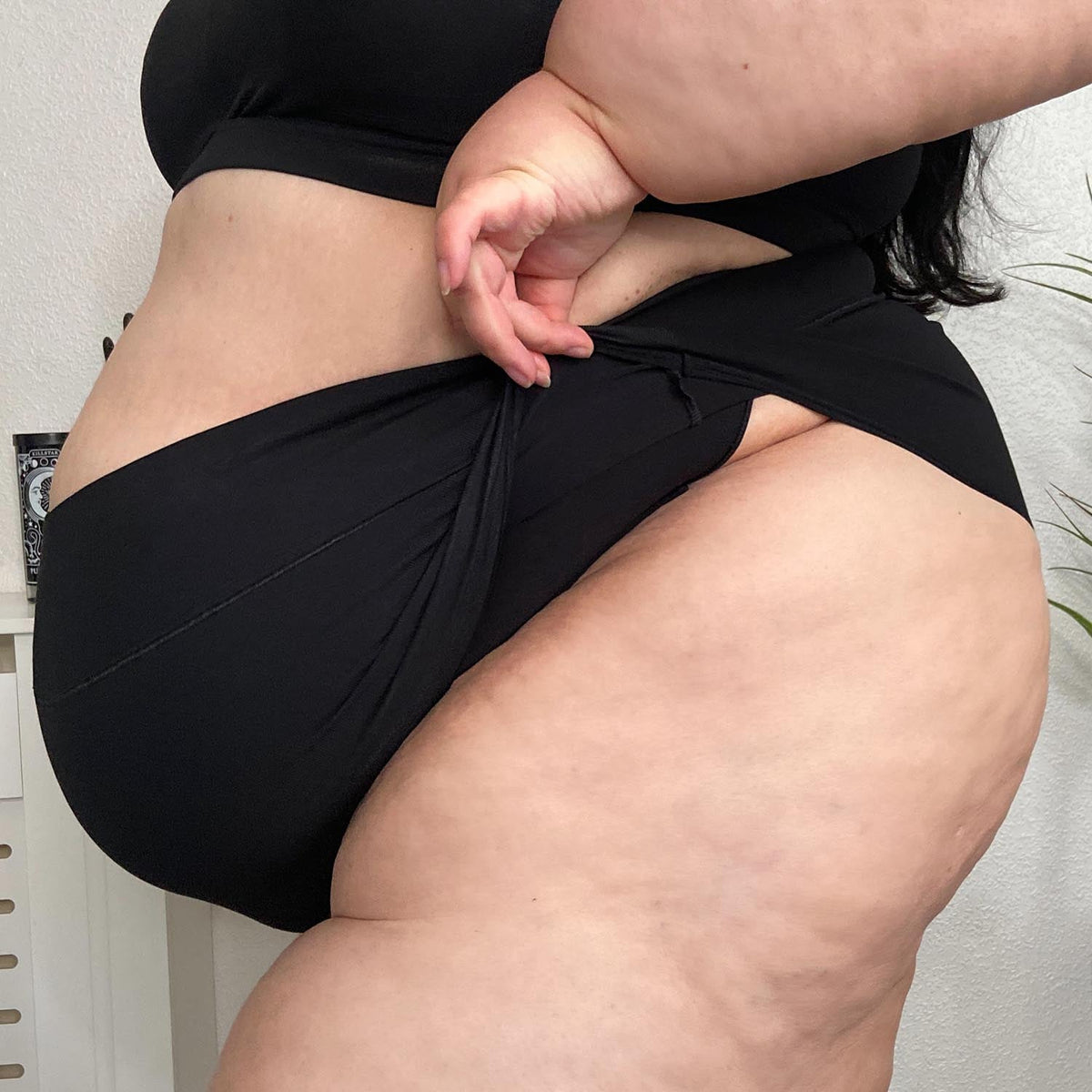 SnagShield Full Brief Knickers - Schwarz