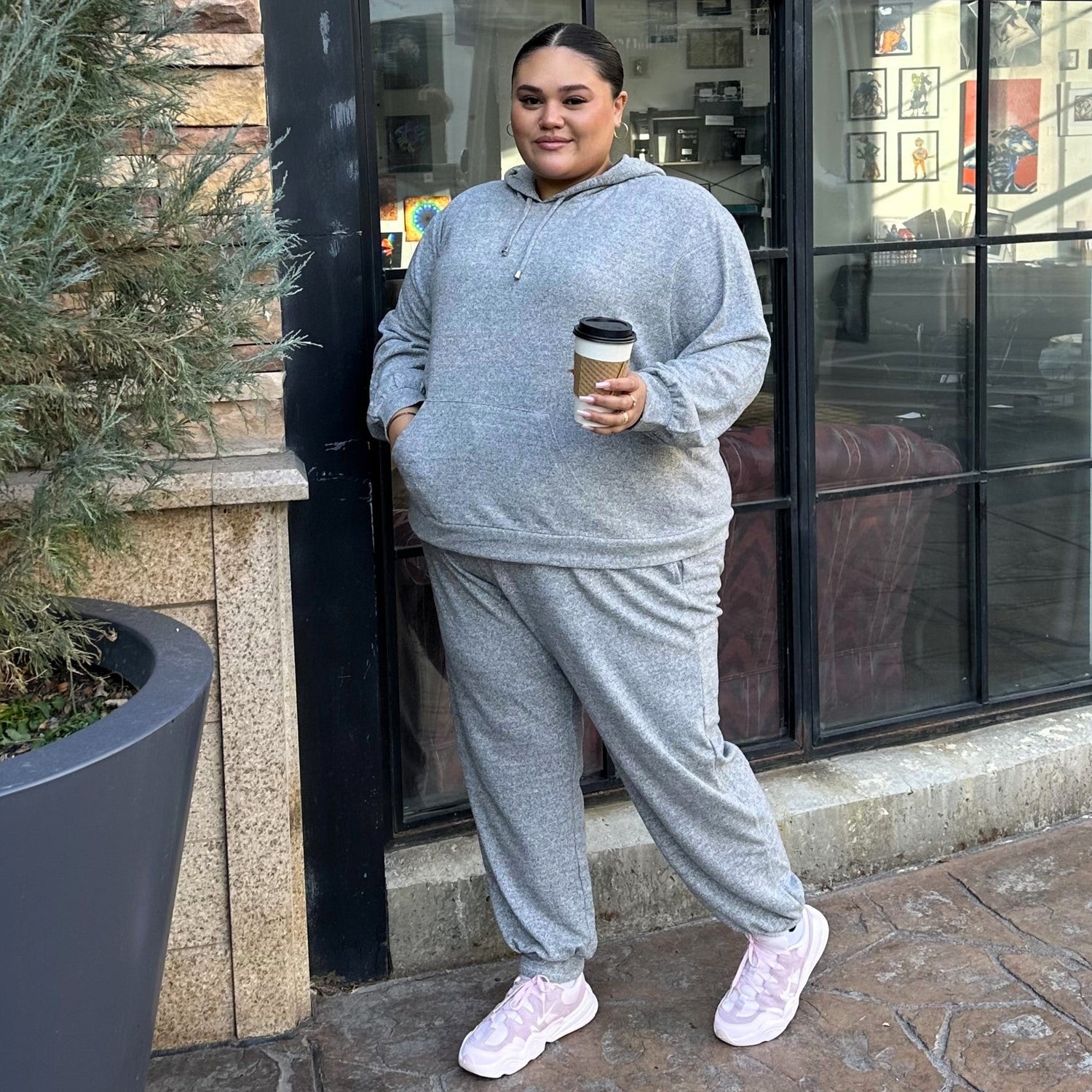Bluza z kapturem - Heather Grey
