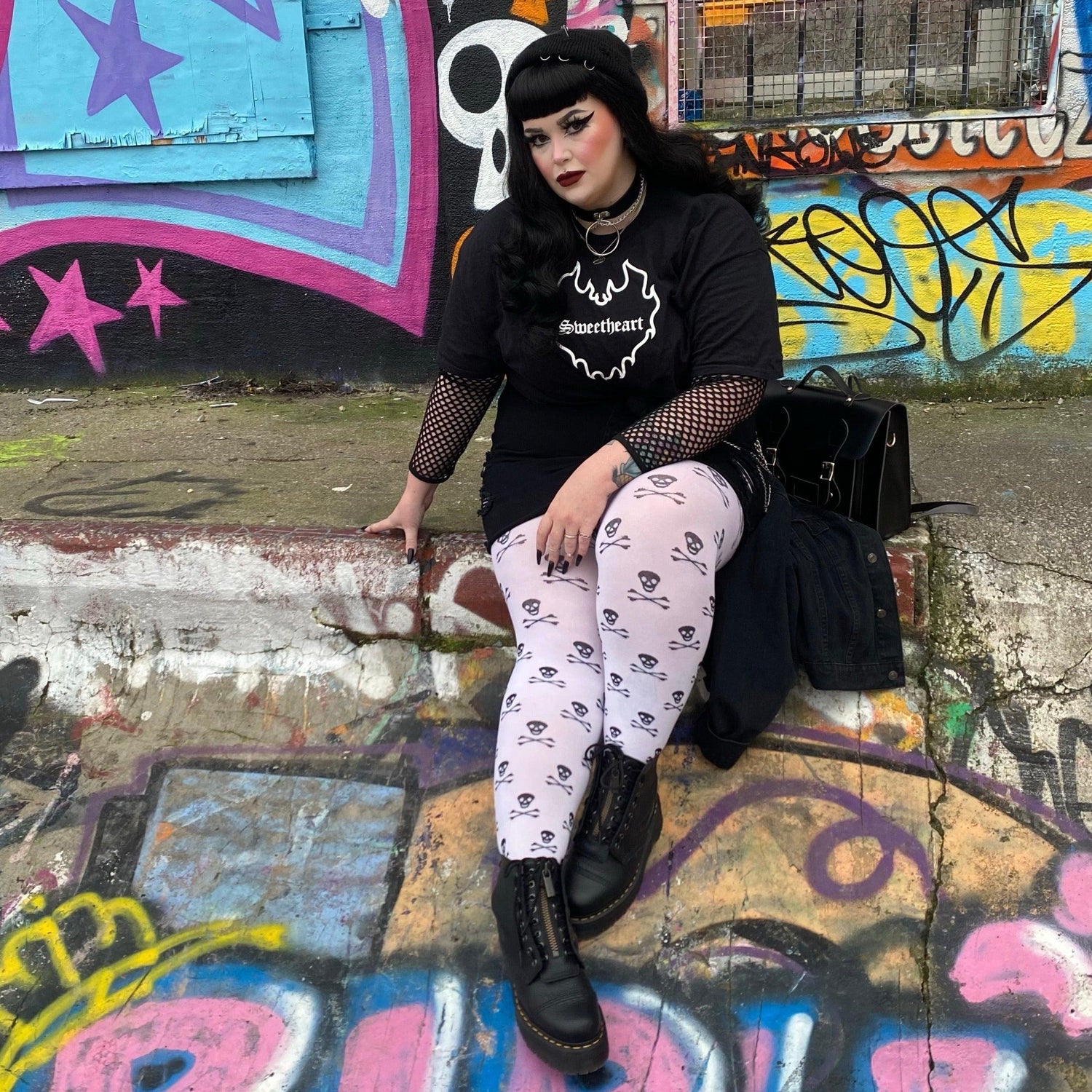 Skullz Tights - Snövit