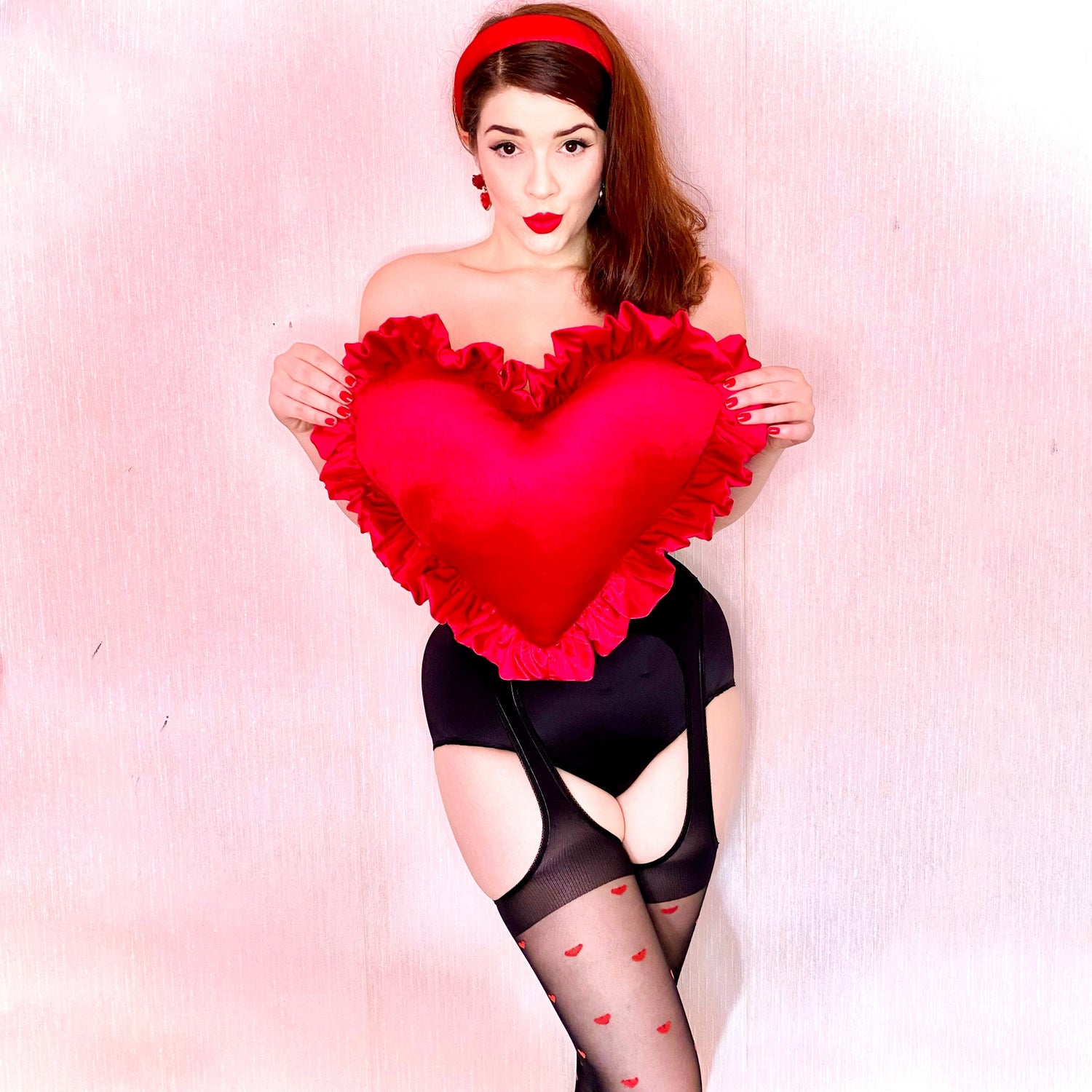 Sheer Mock Garters - Love Me