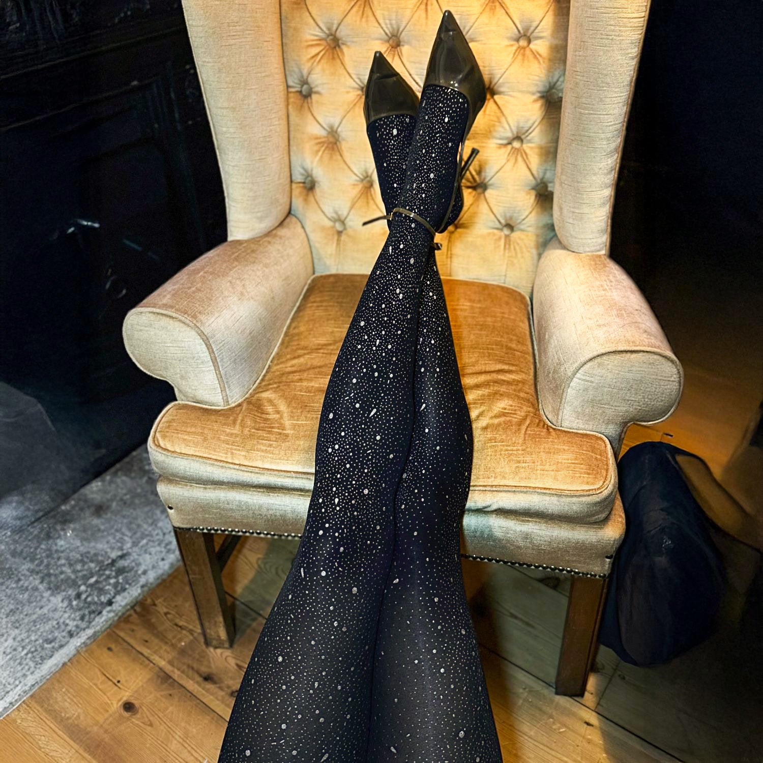 Star Dusted Glitzer-Strumpfhose