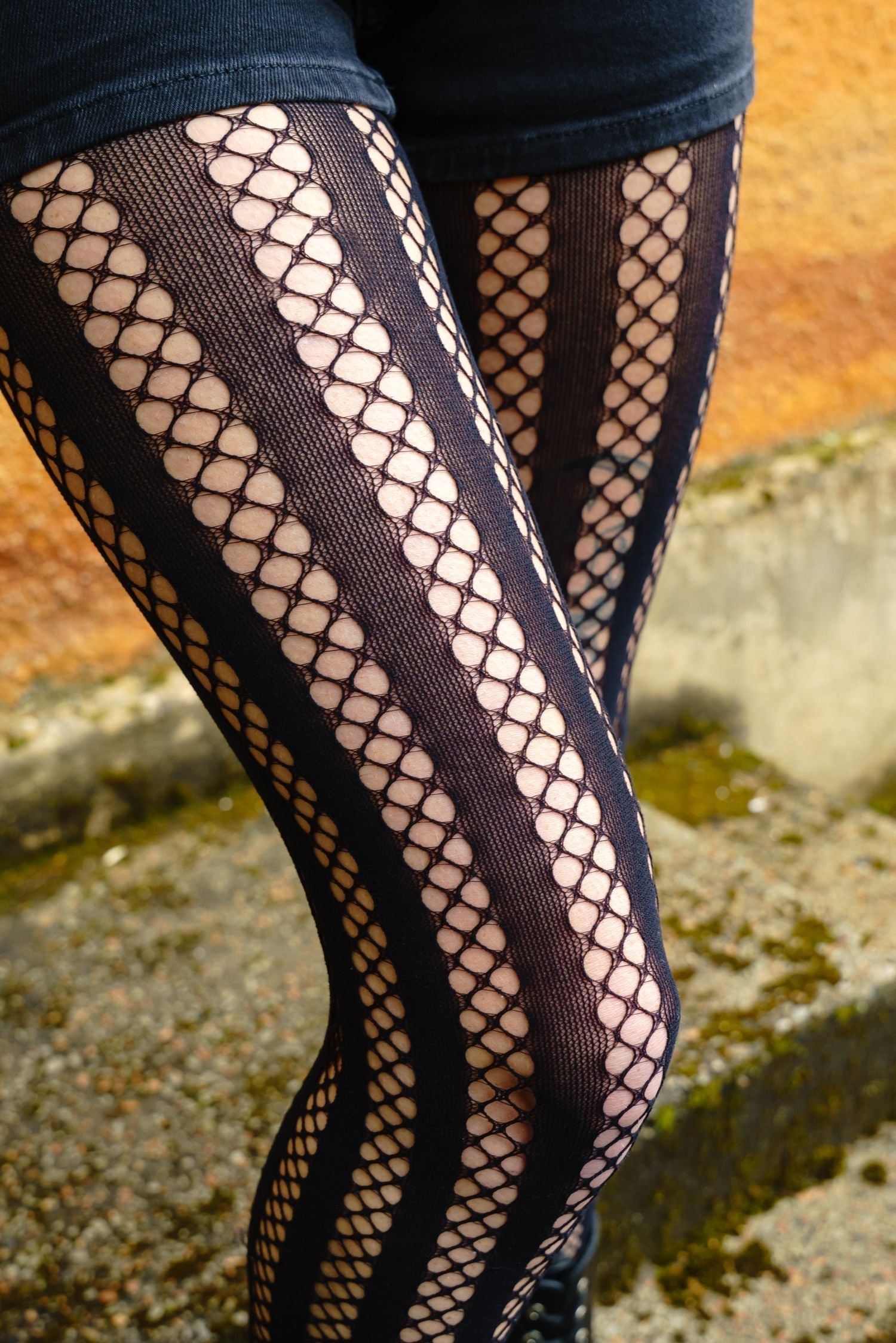 Netzstrumpfhose - Ravish - Schwarz