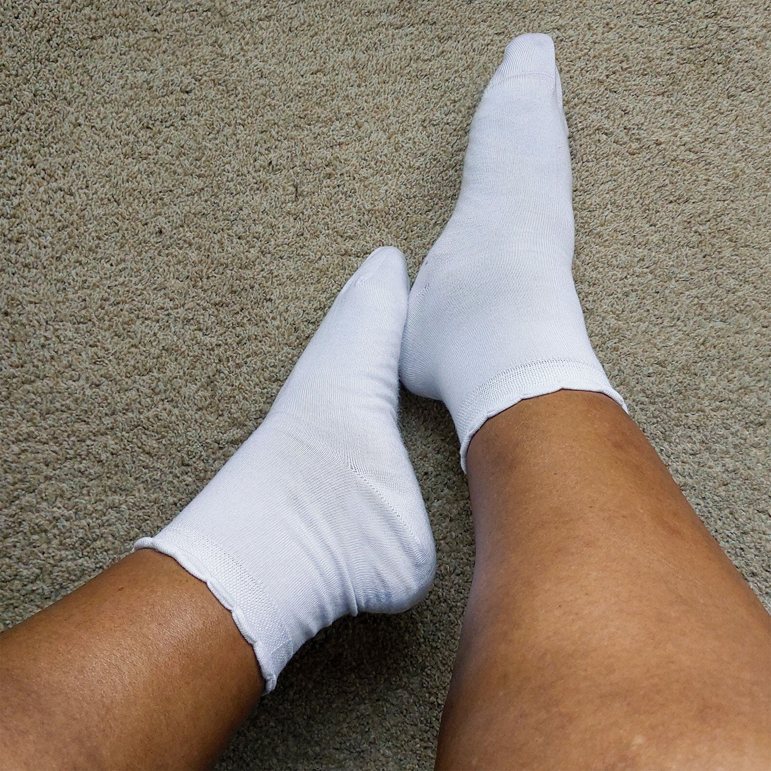 Ultimative Bambus-Knöchelsocken - Weiß
