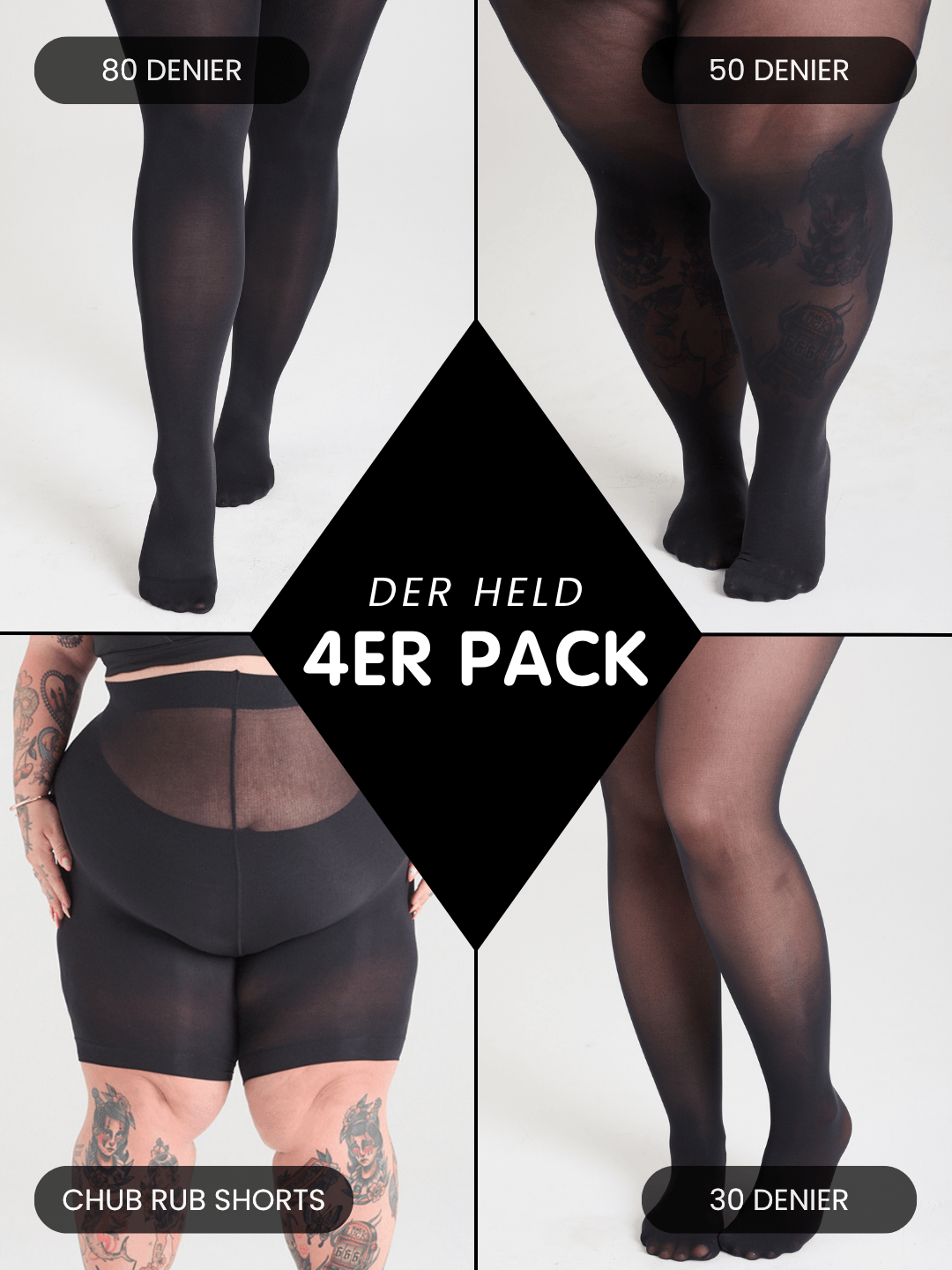 Der Held Bundle – Strumpfhosen & Stay Cool Chub Rub Shorts