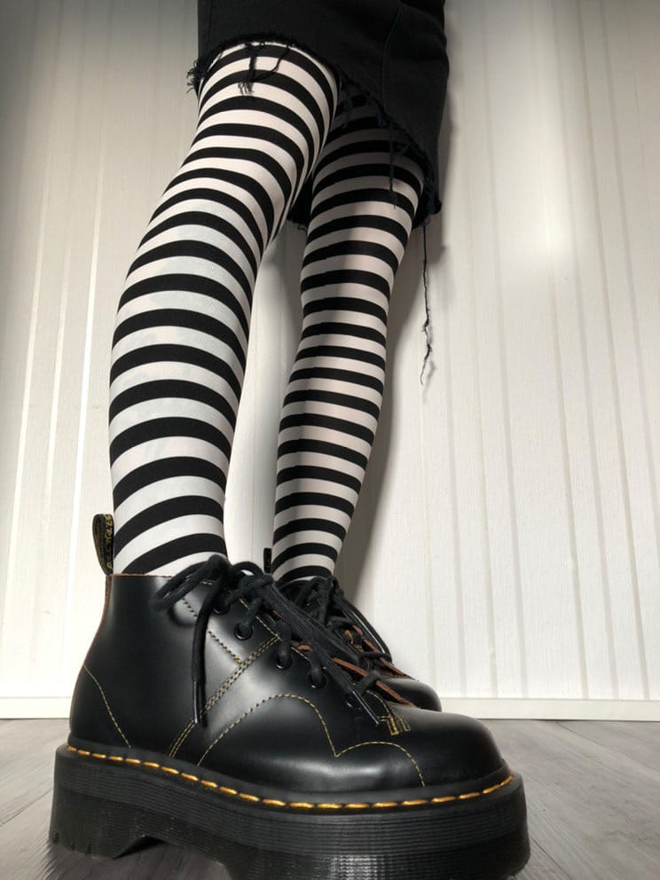 Ringelstrumpfhosen - Witch