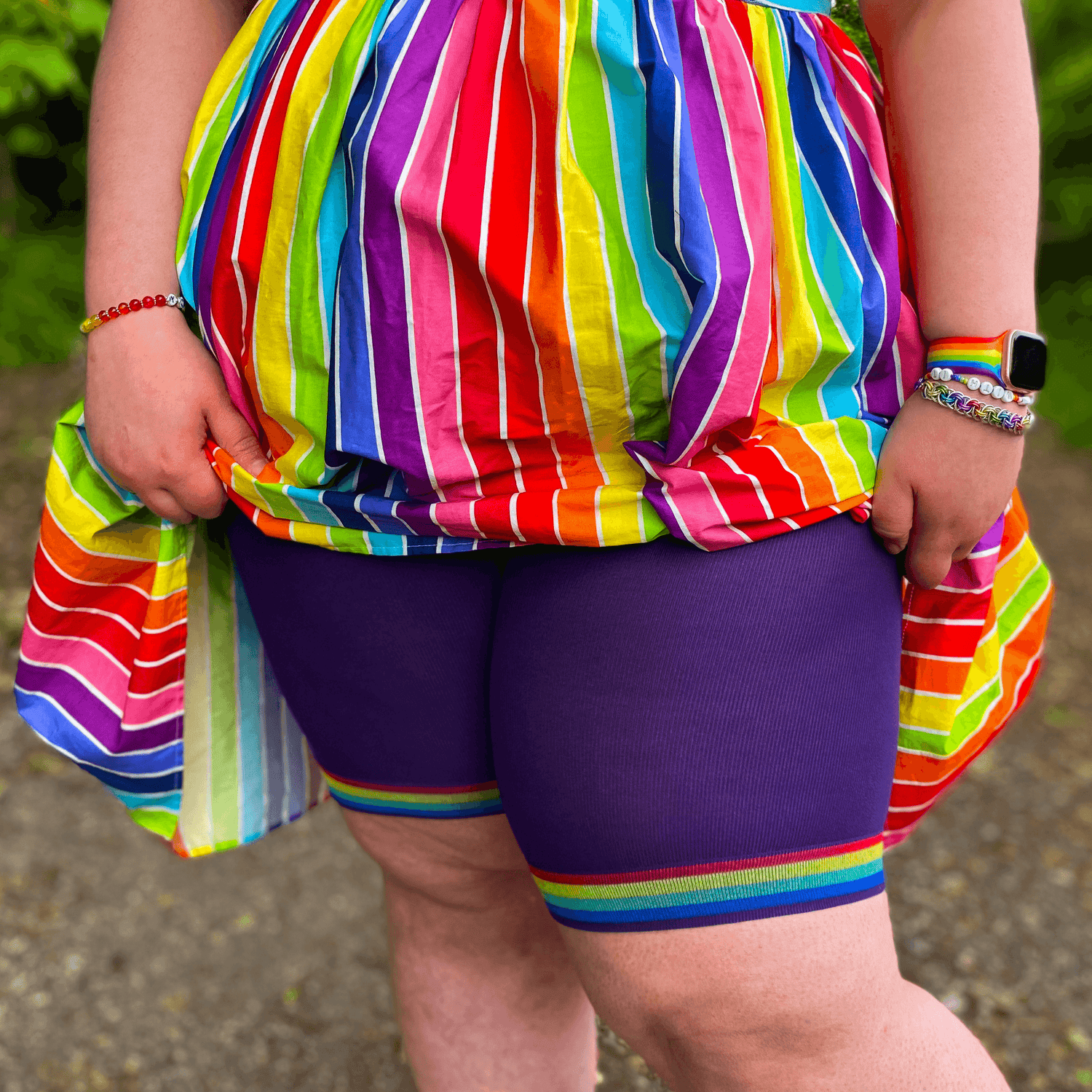 Stay Cool Chub Rub Shorts - Pride - Menschliche Natur
