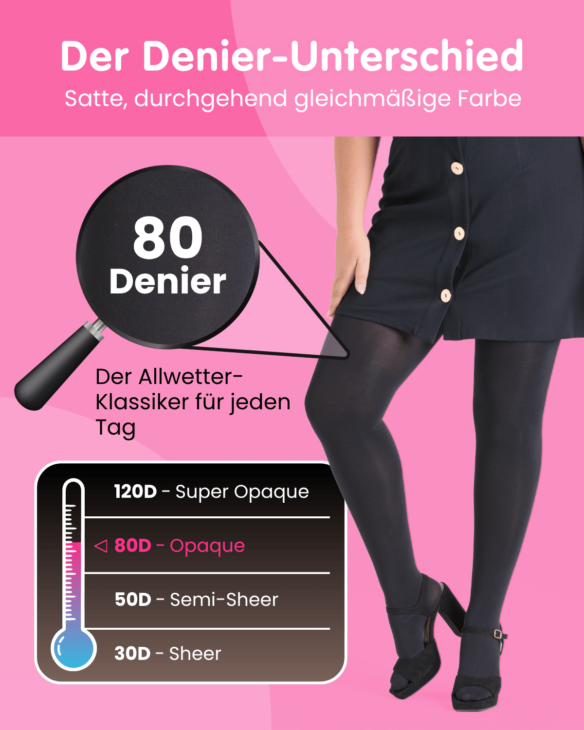80 Denier Strumpfhosen - Caramel Latte