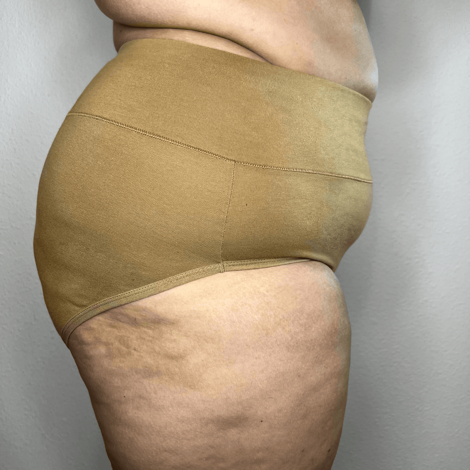 Bio-Baumwolle Vollständiger Slips - Caramel