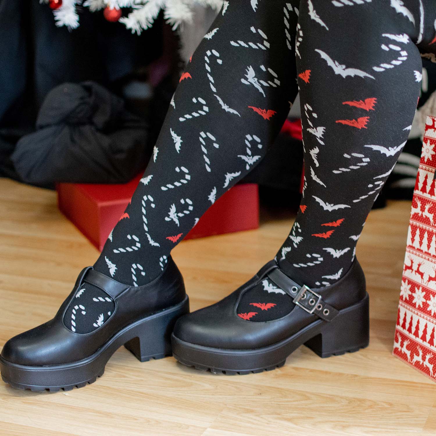 Weihnachts-Strumpfhose - Bad Santa