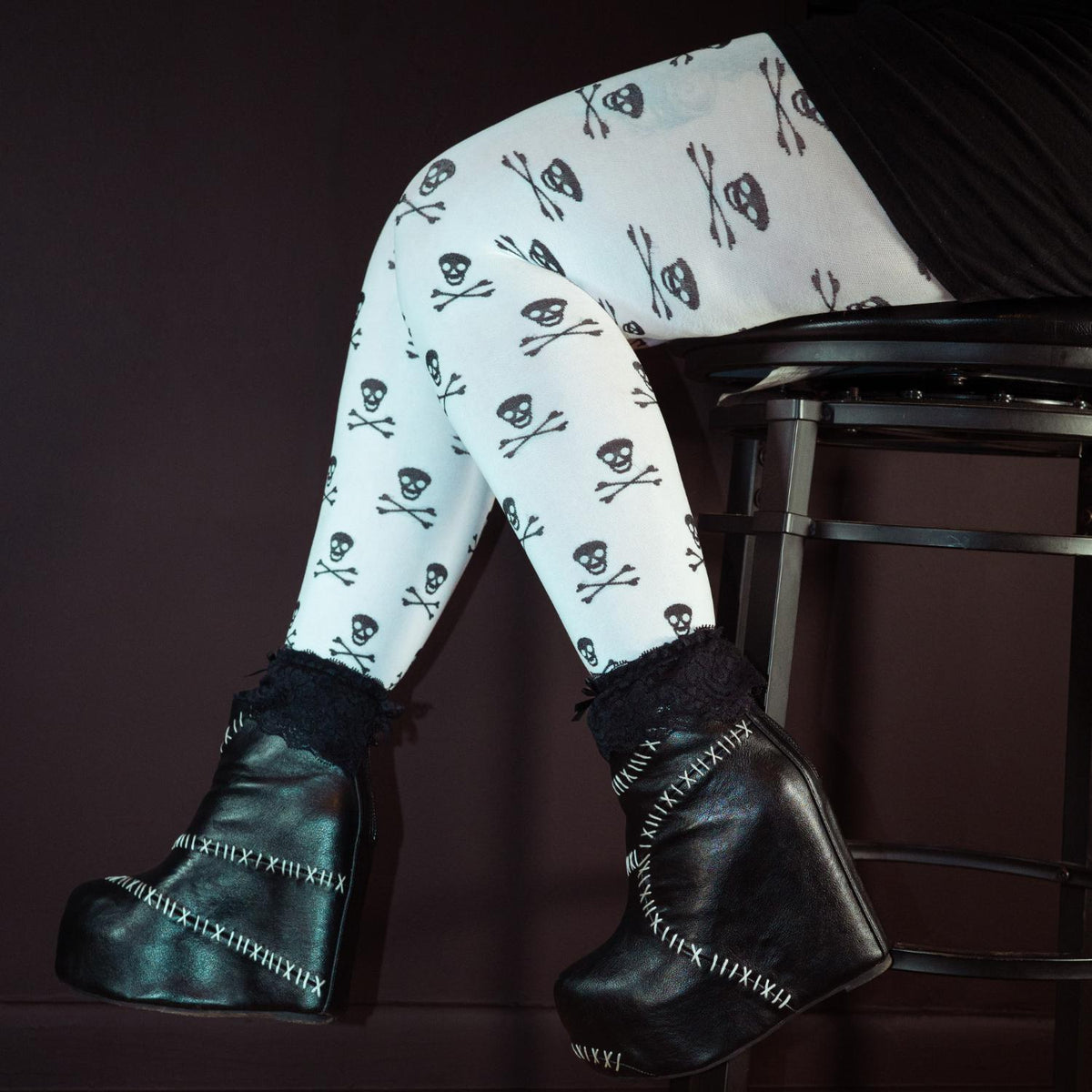 Skullz Strumpfhosen - Snow White