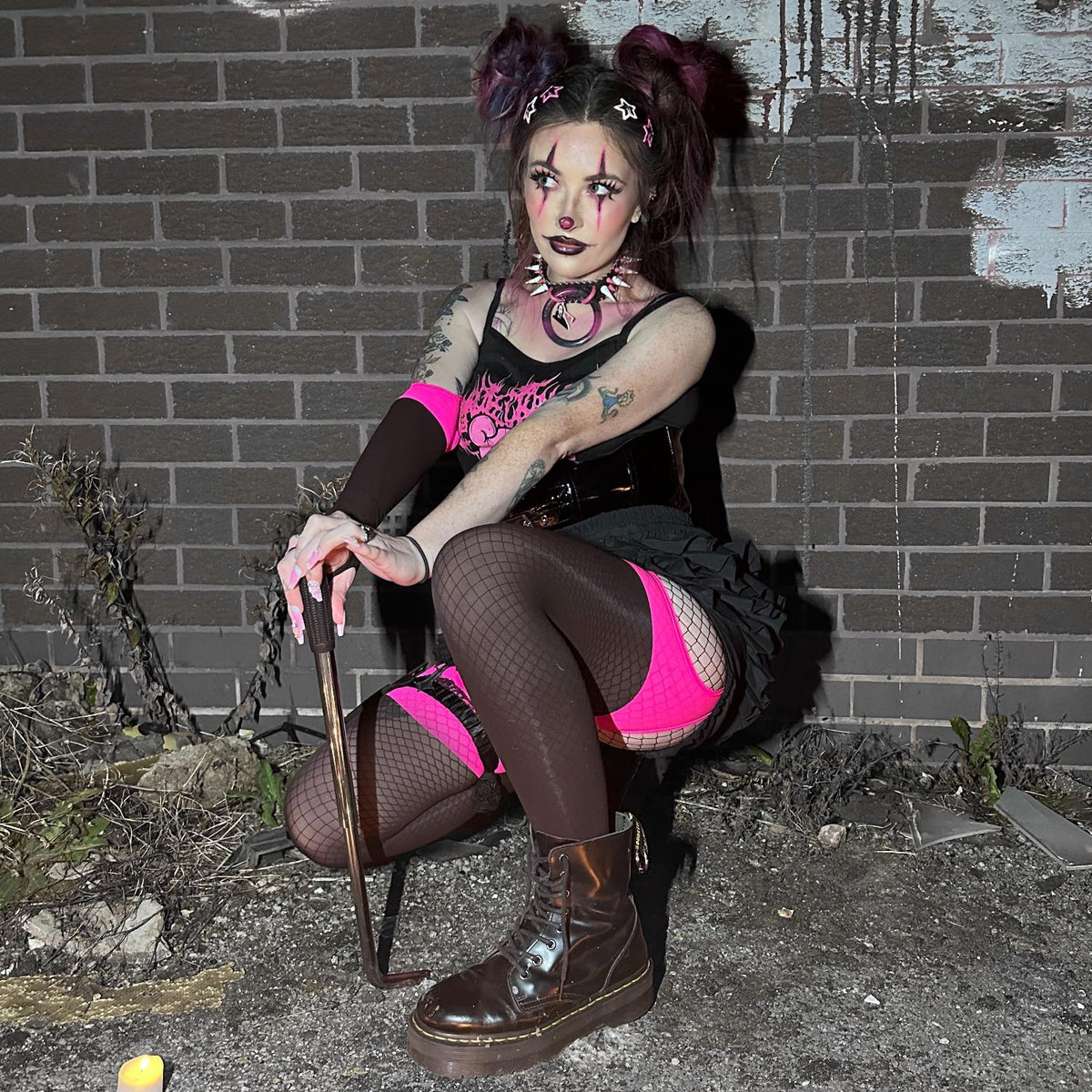 Neon-Strumpfhose in Strumpf-Optik – Totally Bitchin