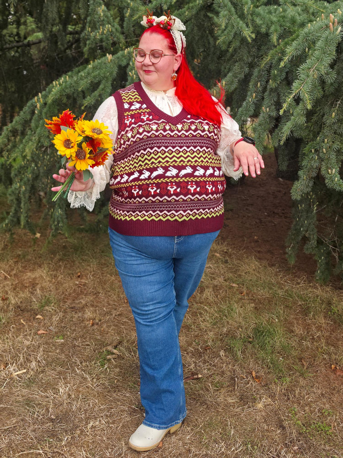Woodland Adventure Pullunder – Mehrfarbig