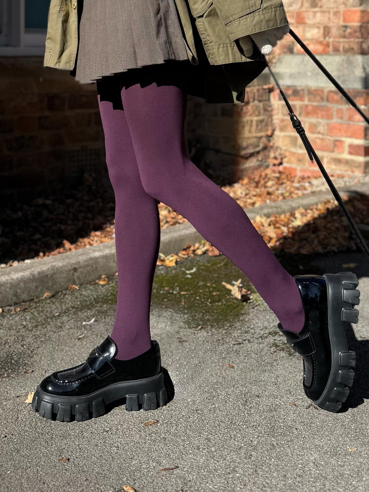 120 Denier Strumpfhosen - Plum