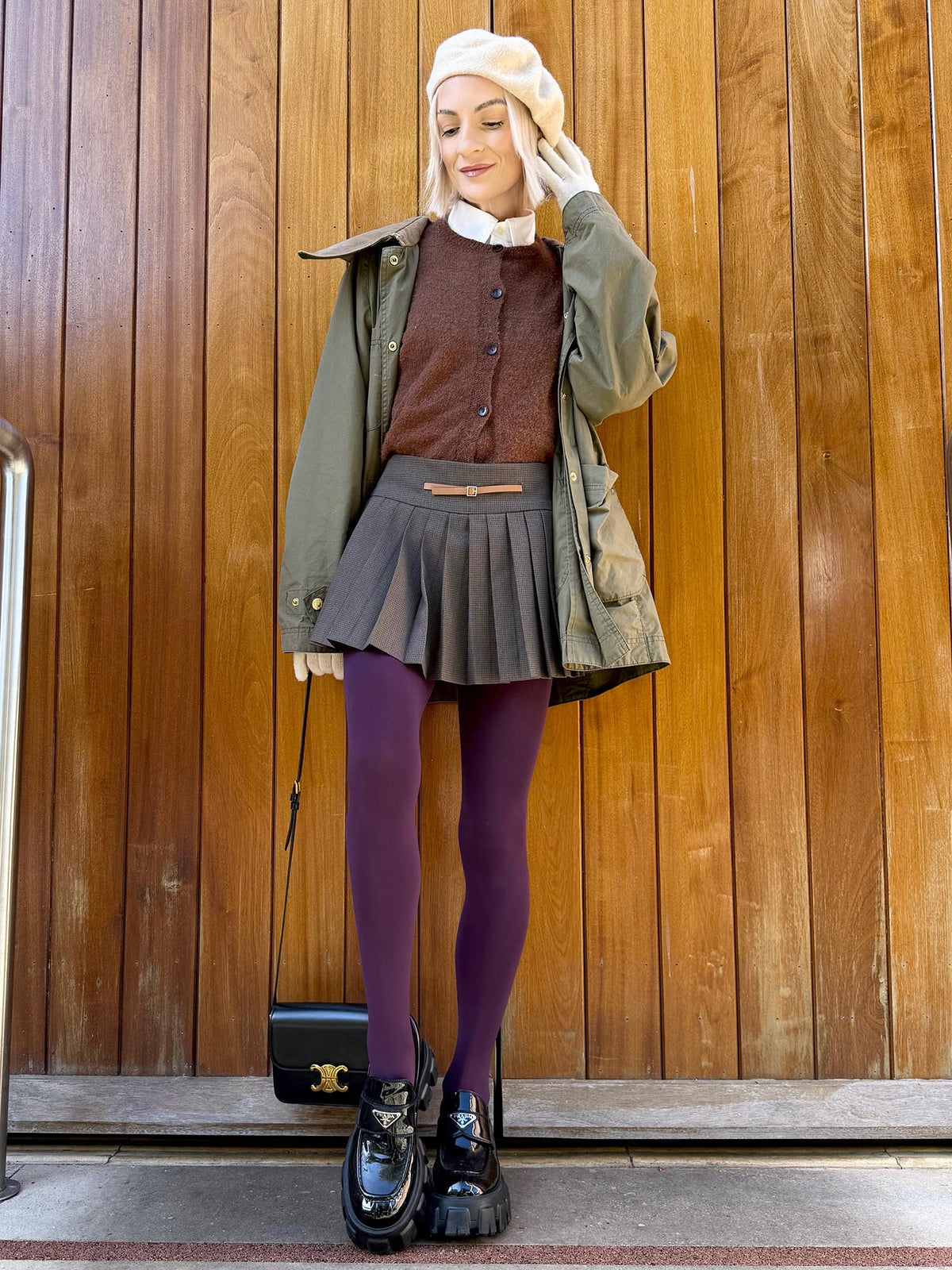 120 Denier Strumpfhosen - Plum