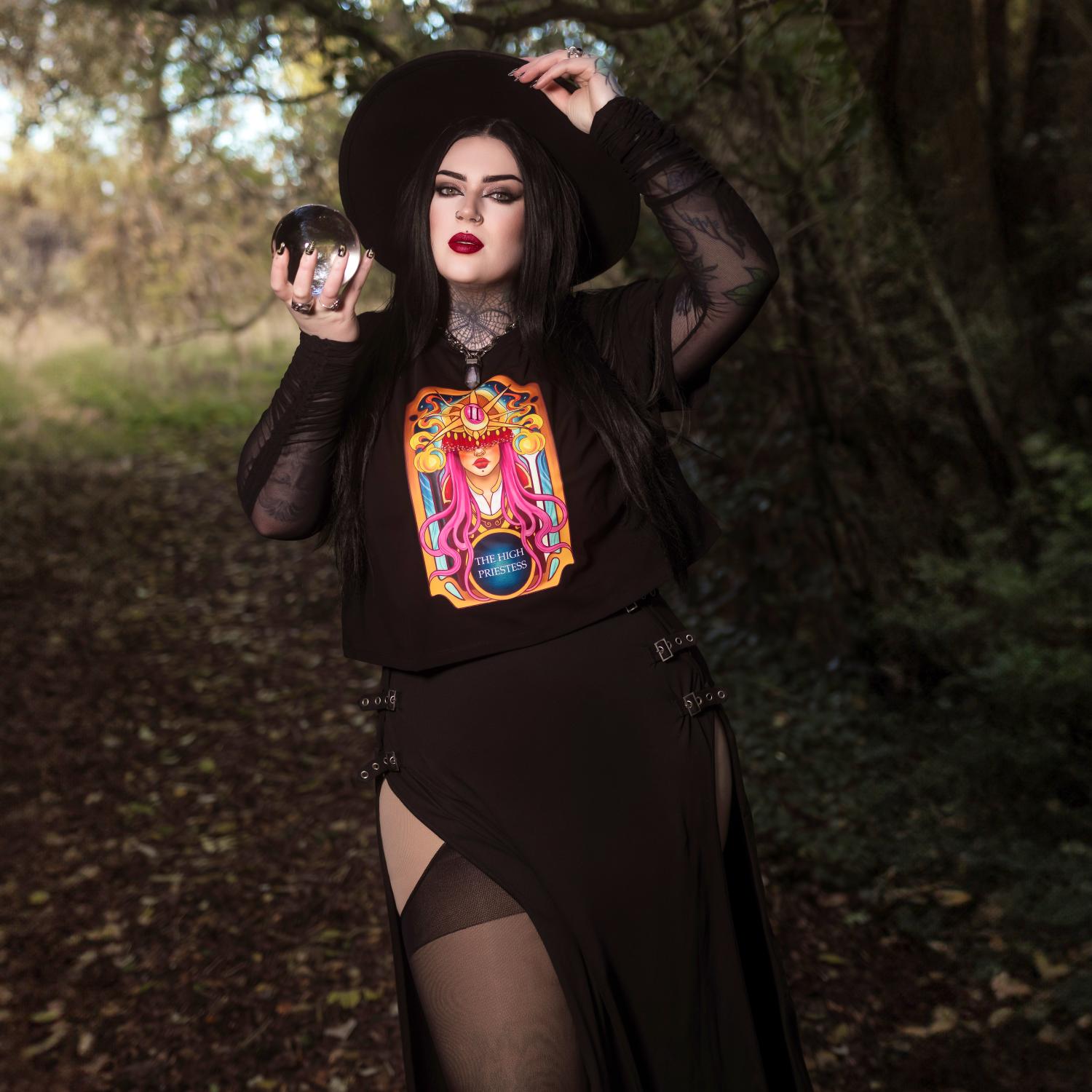 Major Arcana Boxy Tee - II Die Hohepriesterin