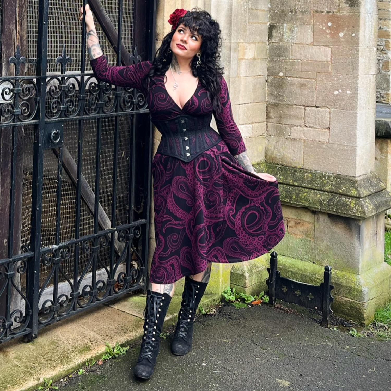 Wickelkleid – Kraken’s Embrace