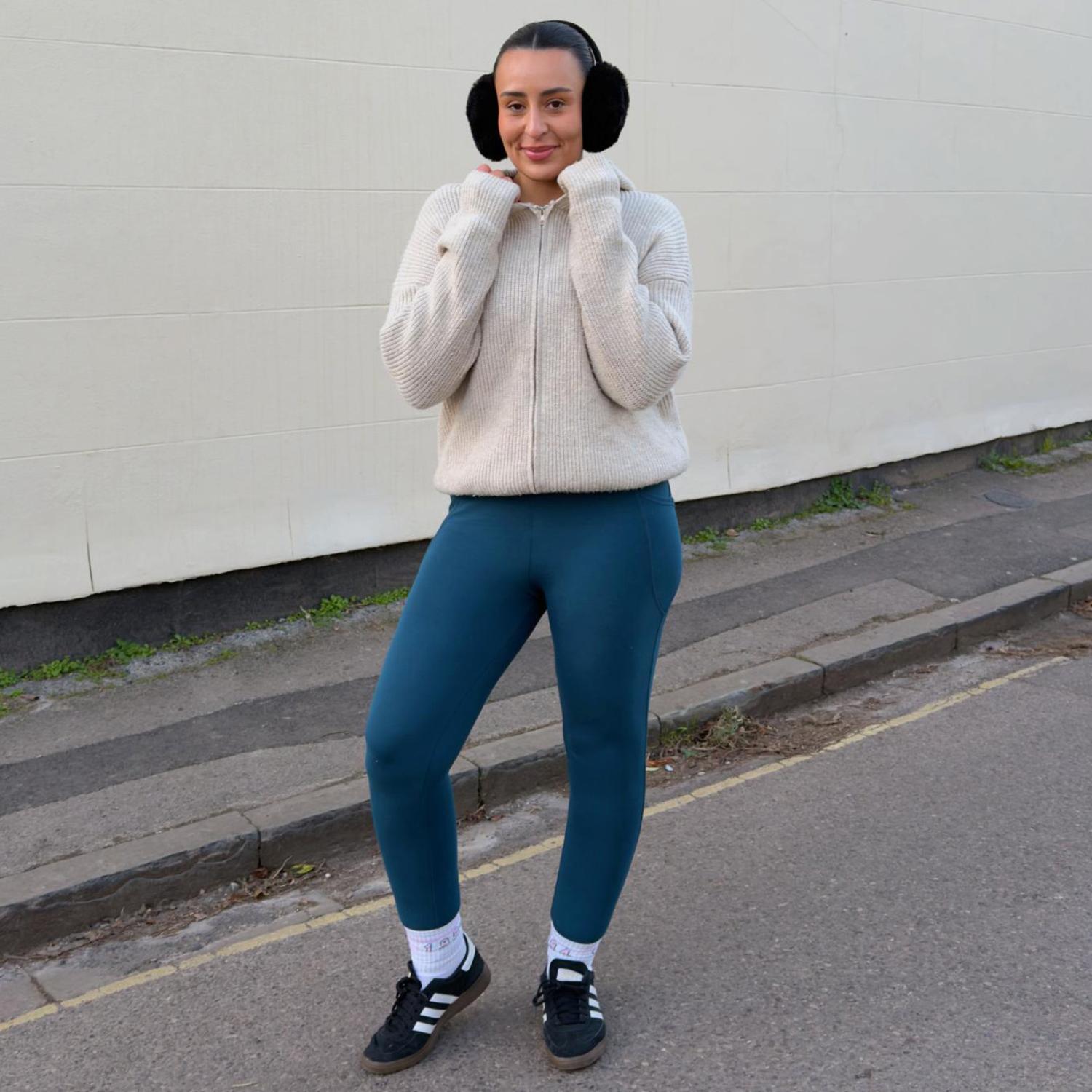 Squat-Proof Leggings - Bone China
