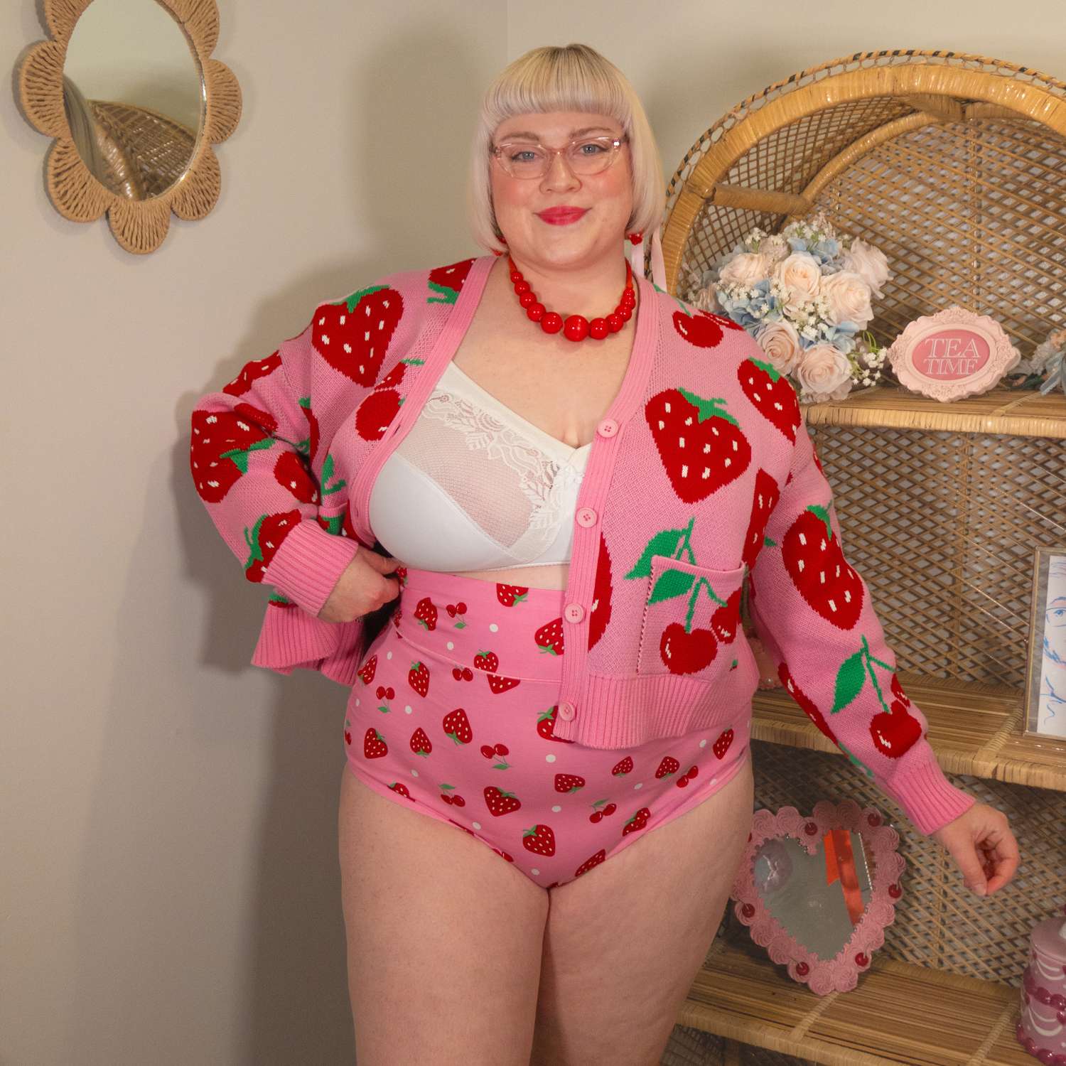 Fruity Super High Waist Slip – Pink Lady
