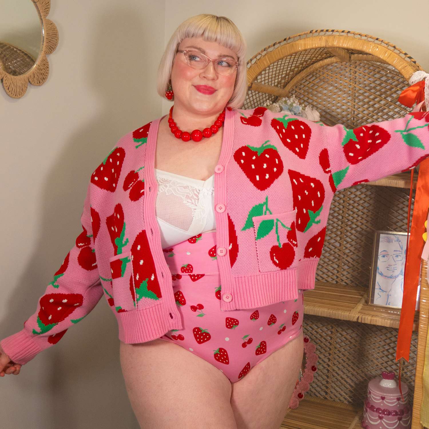Fruity Super High Waist Slip – Pink Lady