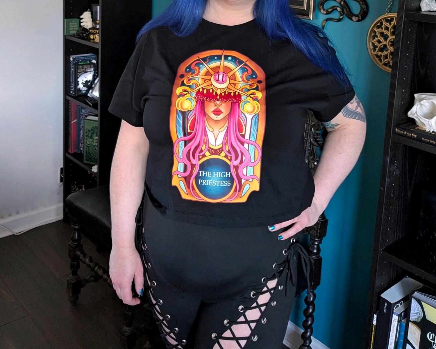 Major Arcana Boxy Tee - II Die Hohepriesterin