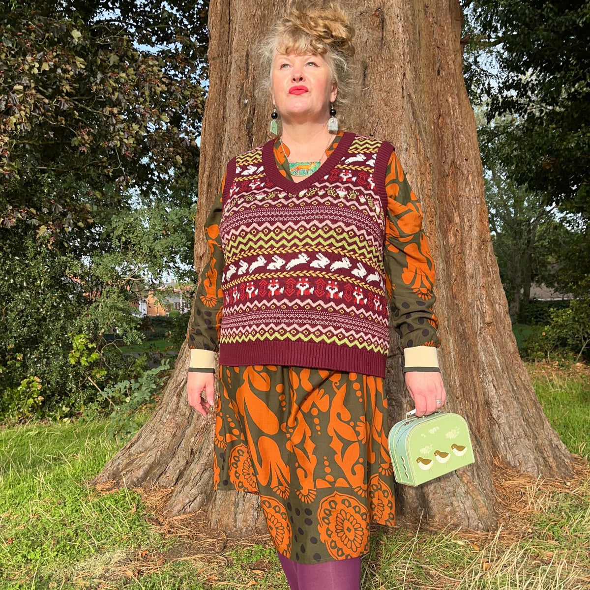 Fair Isle Pullunder – Woodland Adventure – Mehrfarbig