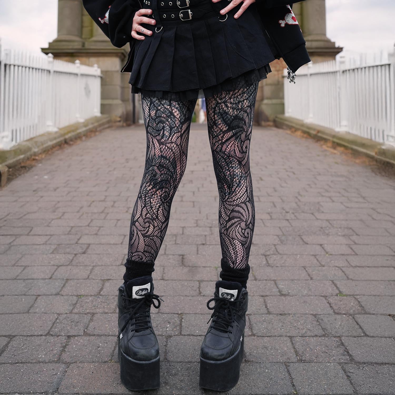 Thighs The Limit Fishnetz Timewarp - Schwarz