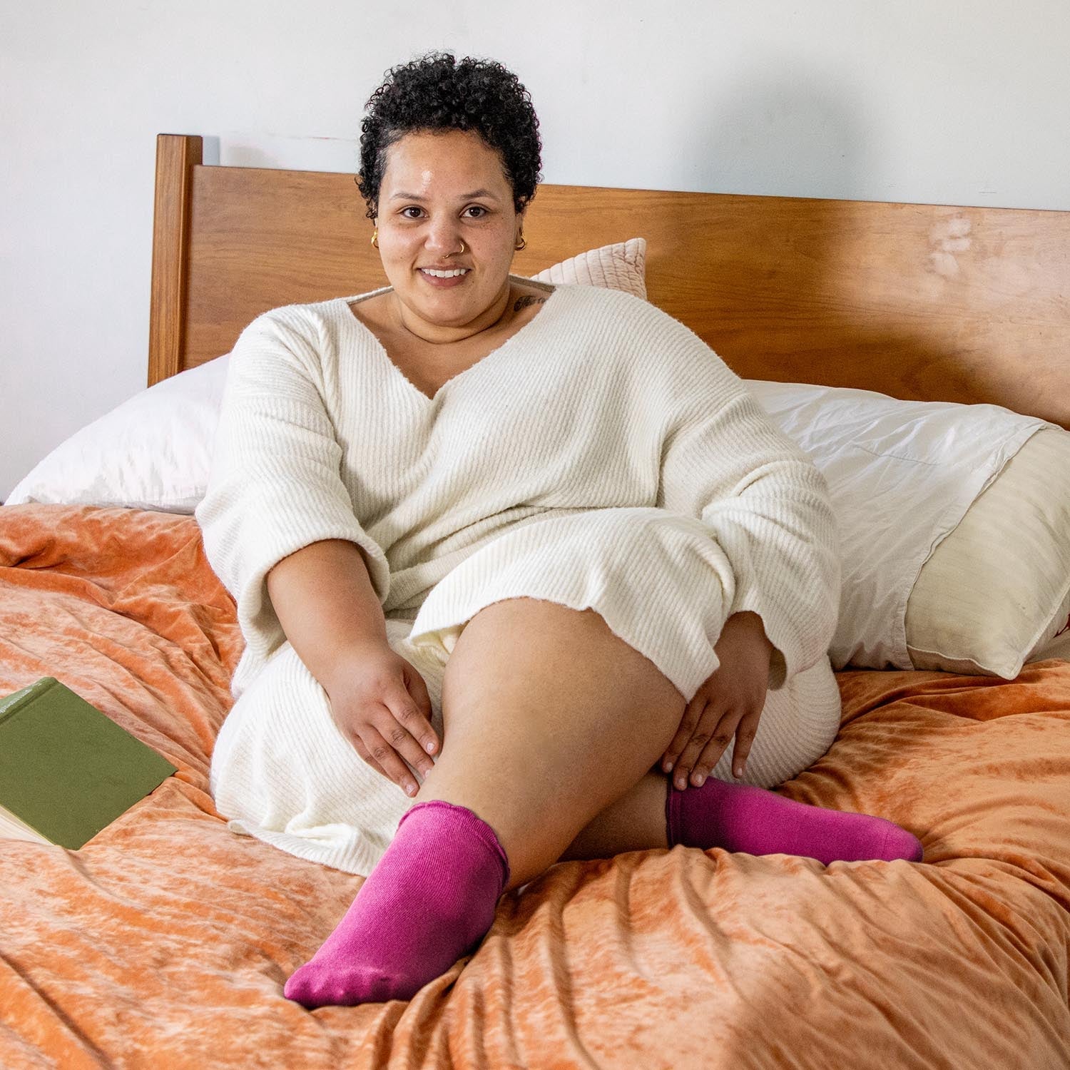 Ultimative Bambus-Knöchelsocken - Hibiscus