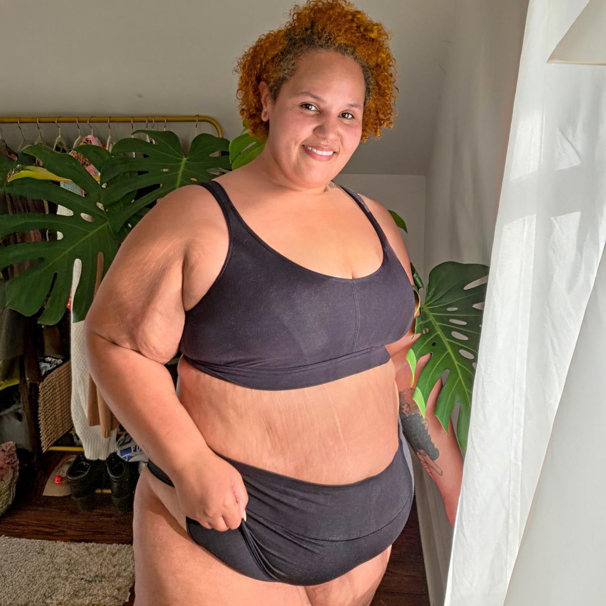 SnagShield Full Brief Knickers - Schwarz