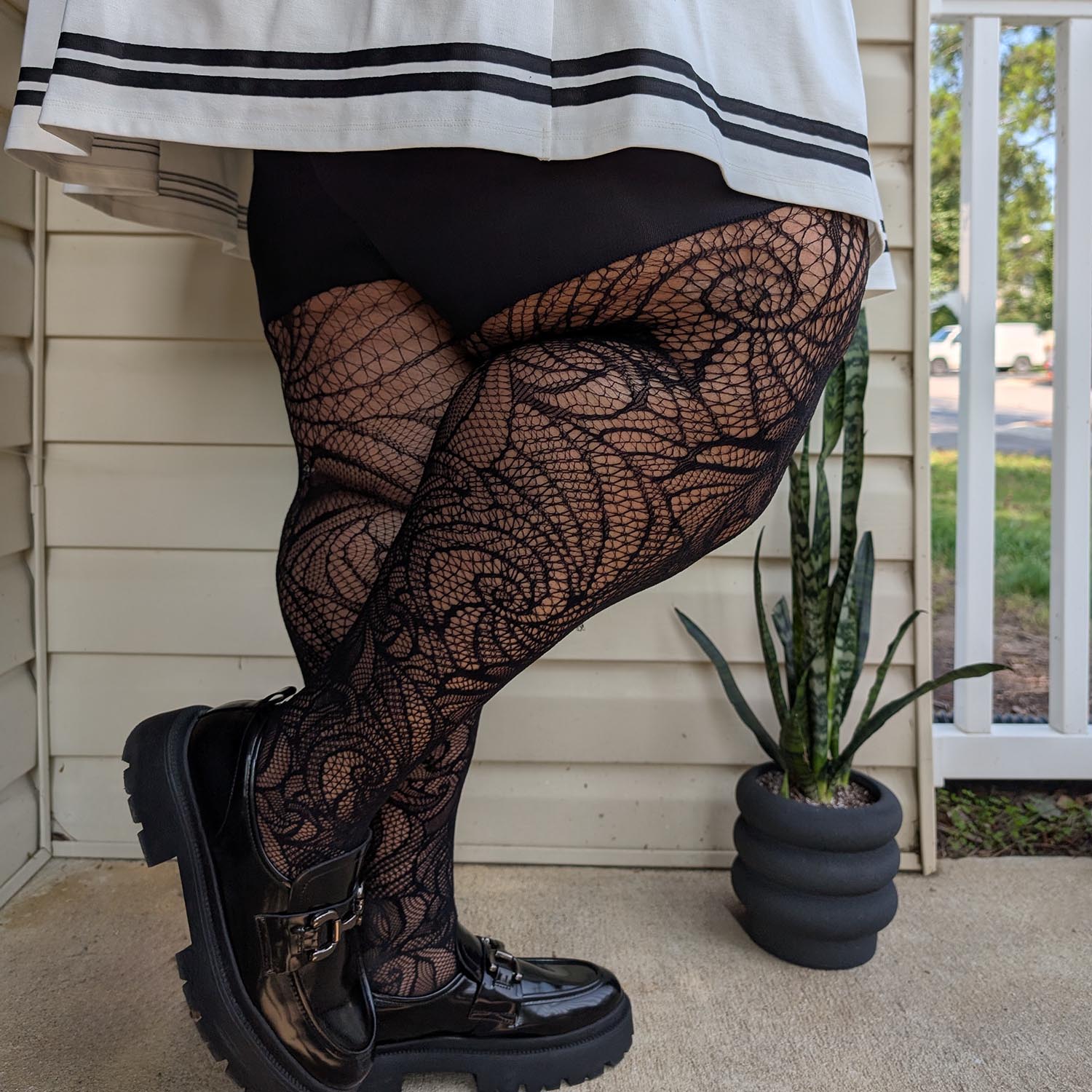 Thighs The Limit Fishnetz Timewarp - Schwarz